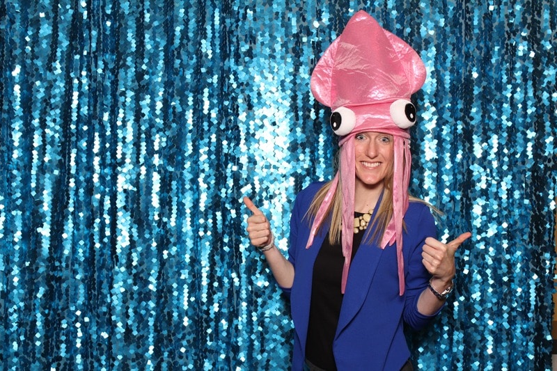 guest in photo booth