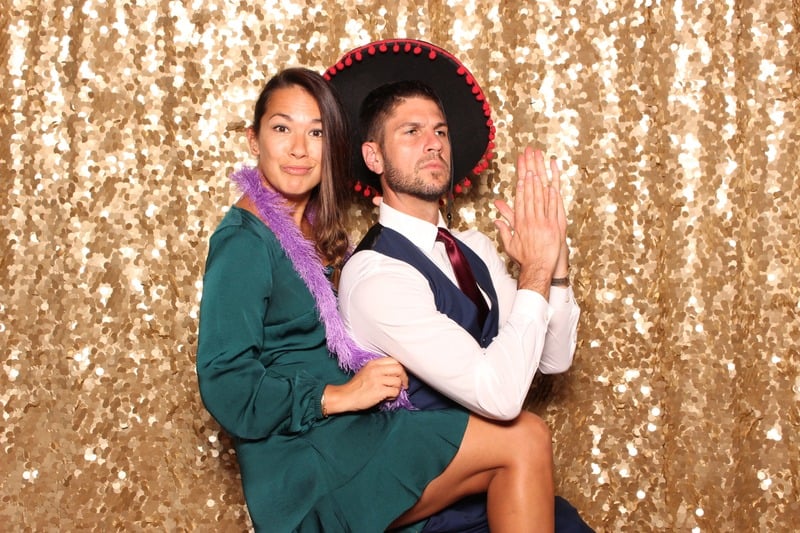 guest in photo booth